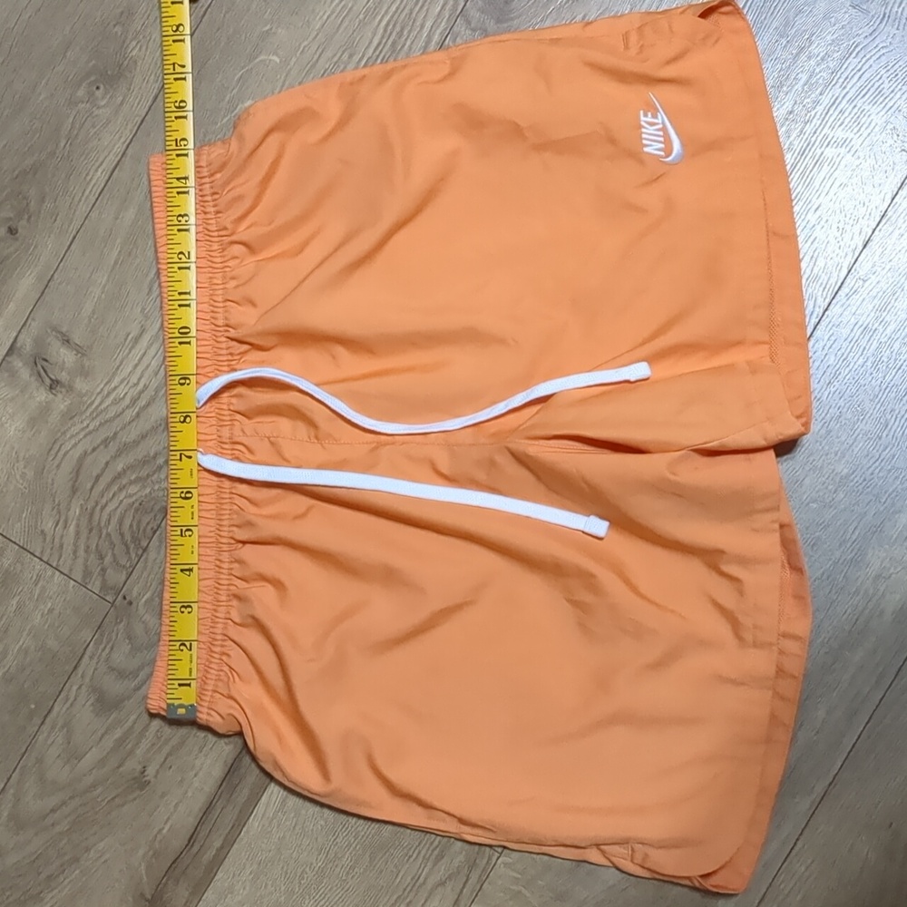 Nike Men's Sportswear Sport Essentials Woven Lined Flow orange Shorts Size M - Picture 3 of 7